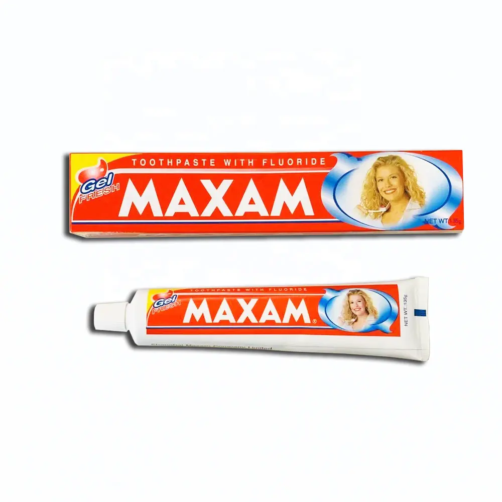 ยาสีฟัน Maxam Red Gel 135 กรัม ยาสีฟันไวท์เทนนิ่ง ยาสีฟันขายส่ง