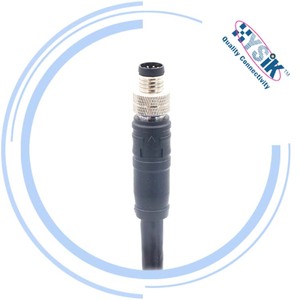 Cabo de Conexão M8 Macho Reto para Pigtail para Automação Industrial - Product Image 1
