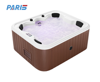 Bain à remous extérieur 2.1m Nouveau Spa sain Baignoires avec jets de massage air et eau Bains à remous Spa familial Piscine hors sol sans fin