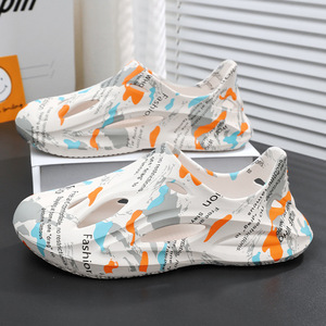 Zapatillas de playa deportivas ligeras de verano para hombre, antideslizantes, antiolor, resistentes al desgaste, con punta de <span class=keywords><strong>coco</strong></span>, para baño exterior - Product Image 2