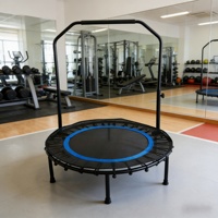 Trampoline de 40 pouces avec matériaux en polypropylène et PVC pour l'exercice à domicile et en extérieur - Équipement de fitness durable et écologique