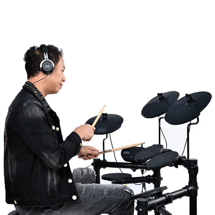 Regalo portatile Set Drum Machine Strumento Musicale Giocattolo Per Bambini Drum Set Prezzo Tamburo