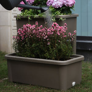 Pot de fleur moderne et durable, bon marché, bassins rectangulaires en plastique, bassins de plantation de légumes à faible arrosage automatique pour <span class=keywords><strong>jardin</strong></span> extérieur - Product Image 3