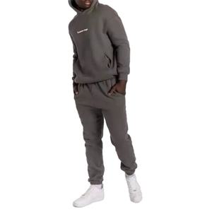Vente en gros de survêtements de haute qualité 100% coton, ensemble de sweat-shirt et de jogging épais personnalisé, survêtement de sport pour hommes, survêtements pour hommes - Product Image 4