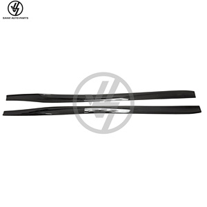 Faldones Laterales Estilo V de Fibra de Carbono Húmeda con Acabado Brillante y Tejido Twill, Envasados al Vacío, para GTR R35 2017-2020, Ajuste 1:1, 6 Meses de Garantía - Product Image 6