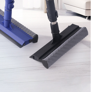 Escurridor de ventanas profesional 2 en 1 limpiador de ventanas con esponja tira de goma suave poste de extensión telescópico ajustable - Product Image 2