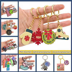 Llaveros Metálicos Personalizados de Diseño, Regalos Promocionales Empresariales de Esmalte Suave, Recuerdos, Llaveros de Lujo - Product Image 2