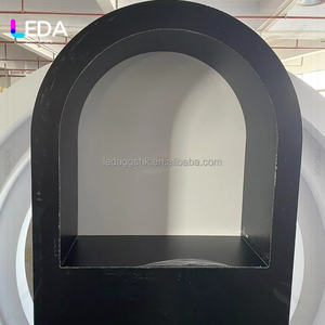 LEDA Custom Simple Black PVC Acrylic Wedding Backdrop Welcome Sign for Wedding <b>Party</b> Entrance Event <b>Decor</b> - Product Image 2