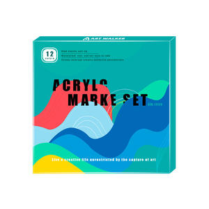 Student Art Markers Set Farben Cross-Border Hard Tip Acryl Sketch Marker Kunststoff material für Zeichnung und Graffiti - Product Image 5