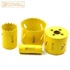 Scowell HSS Bi-Metal M3 Deep Hole Saw ใบมีดตัด Holesaw Bits สำหรับไม้โลหะตัด