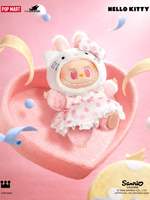 100% Authentique Pop Mart The Monsters Personnages Sanrio Pendentif en Vinyle et Peluche Boîte Mystère Cadeau Surprise