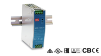 Alimentation électrique sur rail DIN Mean Well NDR 240W 480W 24V de qualité industrielle 20A à sortie unique