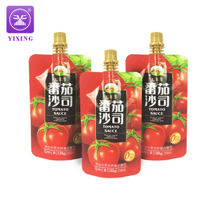 Bolsa de Aluminio Resistente a Altas Temperaturas para Salsa de <span class=keywords><strong>Tomate</strong></span>, con Boquilla de Succión, Bolsa Exprimible para Envasado de Salsa de <span class=keywords><strong>Tomate</strong></span> - Product Image 5