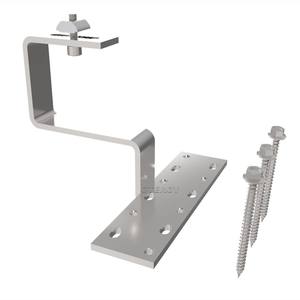 Système d'installation de tuiles solaires pour toits plats - Structure de <span class=keywords><strong>support</strong></span> en aluminium pour usage domestique - <span class=keywords><strong>Support</strong></span> photovoltaïque métallique solaire - Product Image 2