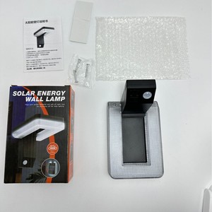 Solar Energy Wall Lamp Led Light Source 20 Degree Beam Angle Outdoor Waterproof With Human Body Sensor For Garden Balcony - Product Image 1