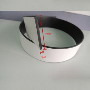 Tira de goma EPDM de 3 mm de grosor y 40 mm de ancho, tira de sellado resistente al desgaste para equipos de almacenamiento en almacenes - Product Image 1