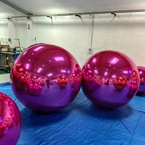 Ballon gonflable réfléchissant en PVC, grande boule brillante, sphère métallique géante à gonfler pour la décoration <span class=keywords><strong>de</strong></span> fêtes et <span class=keywords><strong>de</strong></span> festivals - Product Image 1