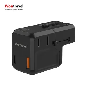 Wontravel Nieuwe Trend Mini Stopcontact Plug 20W Pd Quick Charge Universal International Travel Adapter