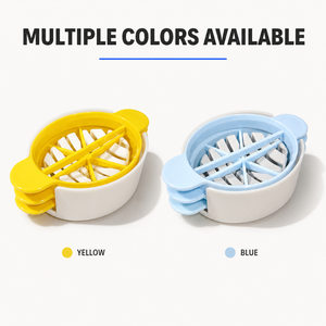 Multifunctional <b>Eco</b>-Friendly Plastic <b>Egg</b> Cutter with Nesting Base 3-in-1 Manual <b>Egg</b> Slicer for Breakfast & Meal Prep - Product Image 3