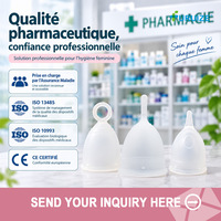 Furuize, fabricant certifié ISO 13485, coupe menstruelle écologique en silicone souple, alternative aux serviettes hygiéniques