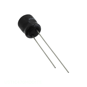 Condensateur original CAP ALUM 47UF 20% 16V RADIAL TH Through Hole 47 uF UST1C470MDD1TE - Product Image 1