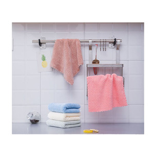 Microfibre Corail polaire d'ondulation de l'eau d'ananas étui nettoyage serviette - Product Image 4