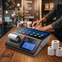 Système de point de vente (PDV) tablette 10,1 pouces Windows/Android avec imprimante de reçus 58 mm intégrée pour magasins de proximité et commerce de détail
