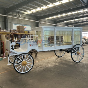 Customizable Electric Funeral Hearse Car Steel and Leather with Electric Roman Special Transportation Funeral Hearse Carriage - Product Image 5