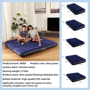 Colchón Inflable Doble Personalizable <span class=keywords><strong>Intex</strong></span>, Superficie Única con Flocado, para Hogar, Camping, Moderno, con Opciones de Logotipo y Tamaño, para Exteriores - Product Image 2