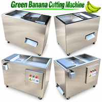 Automatische groene bananen schiller 500kg/u zelfvoedende roestvrijstalen machine voor de verwerking van diepvriesbananen