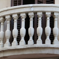Colonnes de balustrade en marbre blanc d'extérieur, style européen, balustres en pierre pour villa, manoir, terrasse, balcon, escalier, décoration