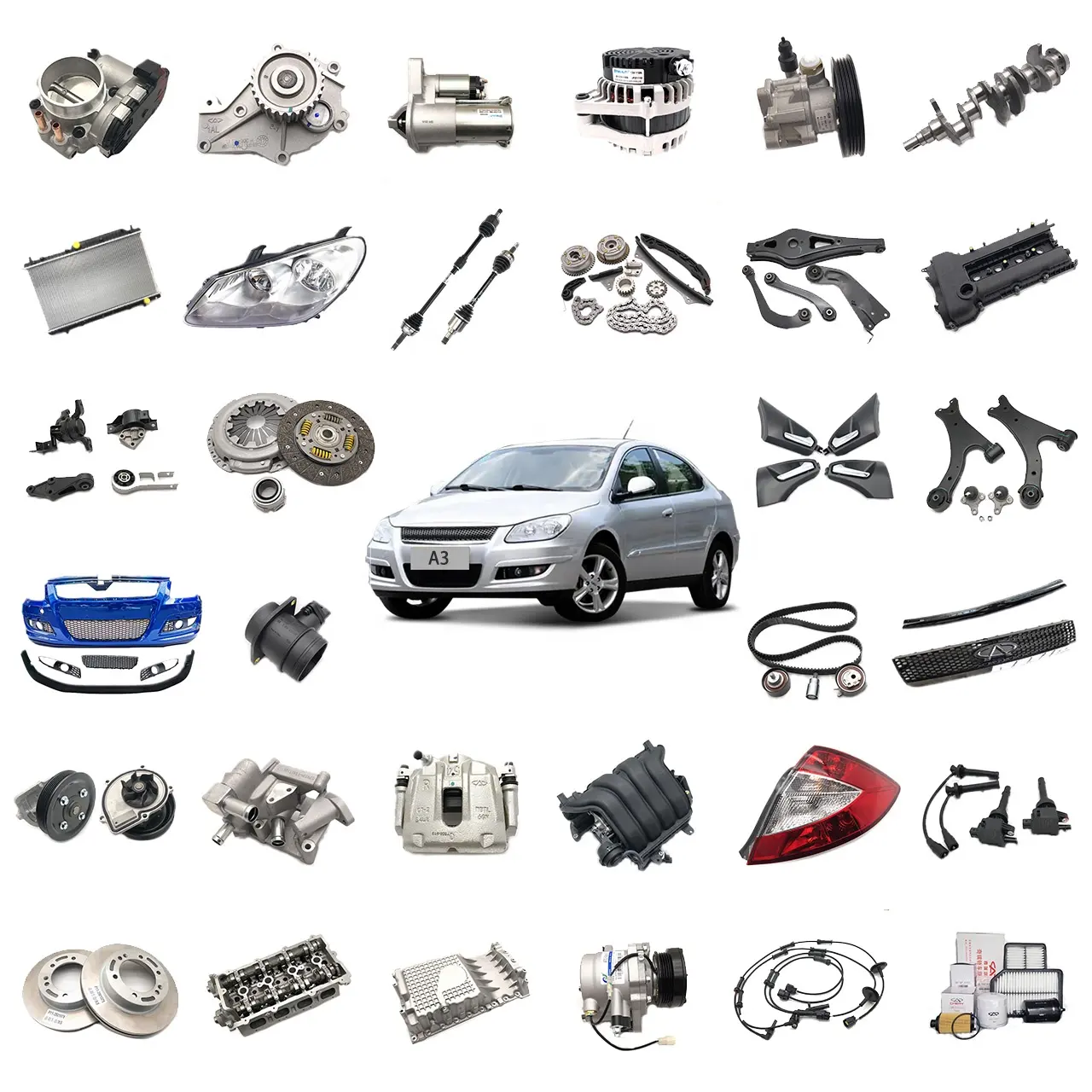 Wholesale All Car Parts All Models Accessories All Car Spare Parts For Chery A3