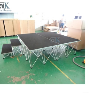 Foldable Mobile Aluminum <b>Stage</b> <b>Platform</b> Plywood Board for Outdoor Music Events Wedding - Product Image 4