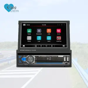 Caredove Universal 2Din pemutar Radio mobil, pemutar Mp5 Video layar sentuh Lcd 7 "Stereo Radio mobil Mirror Link