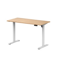 Mobilier de bureau à moteur unique assis debout table de bureau d'ordinateur réglable en hauteur cadre de bureau électrique intelligent