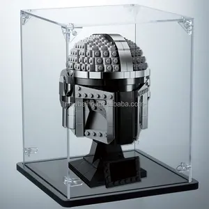 Vitrine acrylique pour casque Lego, vitrine acrylique, vitrine acrylique transparente