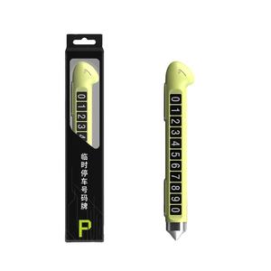 Cartellino di Parcheggio Temporaneo in Metallo per Auto, Segnale di <span class=keywords><strong>Stop</strong></span>, Targa Telefonica, Cartellino Popolare per Vetri Rotti - Product Image 3