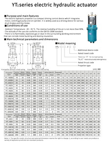 Frein électro-hydraulique de la série <span class=keywords><strong>YT1</strong></span> 380v 720/470 C/h pour grue à tour, machines de construction - Product Image 6