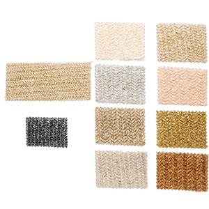 Chaussures italiennes Weston confortables et respirantes pour femmes, tissu en raphia simulé, tissu tissé en polypropylène PP pour sacs, chaussures, chapeaux - Product Image 5