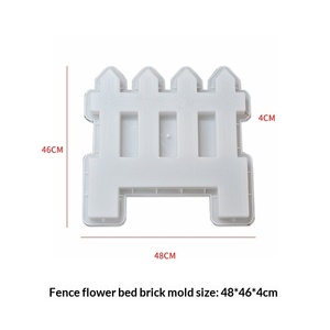 Moule en plastique moulé par injection pour clôtures de parterres de fleurs, applications pour pelouses, bassins à fleurs, briques, ciment/<span class=keywords><strong>béton</strong></span> - Product Image 5