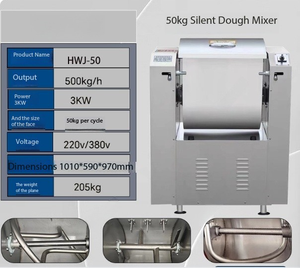 Pétrin Spirale Commercial Électrique Horizontal pour Viande et Farine, Machine à Pétrir Pas Chère en Gros 50kg 100kg - Product Image 5