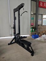 Máquina Comercial 3 en 1 de Polea Alta y Remo Sentado de Acero para Entrenamientos Versátiles