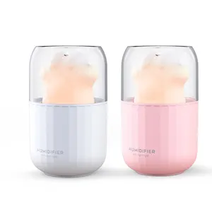 stock cat paw Air Humidifier for Bedroom, Home and Office Ultrasonic 300ml Cool Mist Humidifier Babies Essential Oil Diffuser
