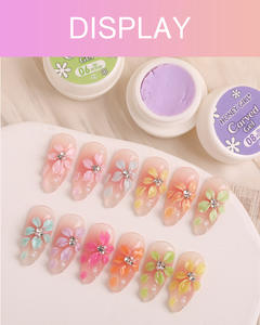 Vernis à ongles gel sculpté motif petite fleur printanière 12 couleurs 5g <span class=keywords><strong>Honeygirl</strong></span>, imperméable, durable, séchage rapide, offre spéciale transfrontalière - Product Image 2