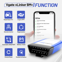 Escáner OBD2 Vgate VLinker BM ELM327 V2.2 para Diagnóstico de Automóviles 4.0, Herramienta de Diagnóstico Bimmercode PK con 1 Año de Garantía