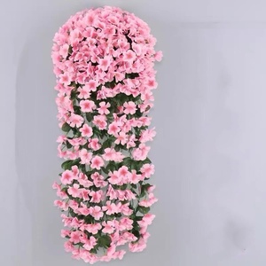 <span class=keywords><strong>La</strong></span> nuova vite del <span class=keywords><strong>fiore</strong></span> <span class=keywords><strong>viola</strong></span> della parete del <span class=keywords><strong>fiore</strong></span> artificiale è usata per decorare i fiori artificiali della festa nuziale - Product Image 3