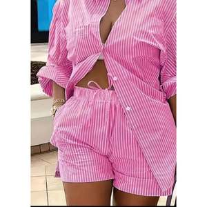 2023 femmes nouvel Alphabet européen et américain imprimé contraste manteau Shorts trois pièces ensemble - Product Image 5