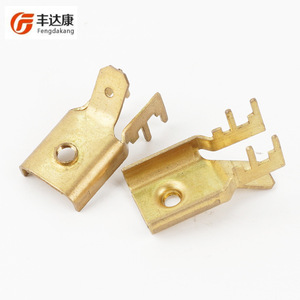 ตัวเชื่อมต่อแบบ Crimp Terminal ของ Fengdakang ที่ปรับแต่งได้ ขนาด 0.8 มม. ทำจากทองเหลืองชุบดีบุก พร้อมตัวเรือนสายไฟ - Product Image 3