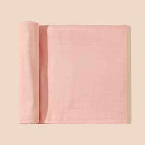 Set <span class=keywords><strong>Regalo</strong></span> di Copertine Swaddle per Neonati in Mussola, 2 Strati di Cotone e Bambù, 400TC, Certificato GOTS, per Tutte le Stagioni, Tinta Unita - Product Image 6