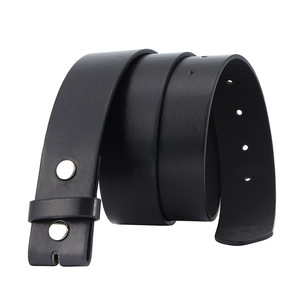 Cinture in Pelle PU Nera e <span class=keywords><strong>Marrone</strong></span> per Uomo, Personalizzabili, Senza Fibbia, Alta Qualità, Disponibili in Stock, Campione Gratuito - Product Image 2